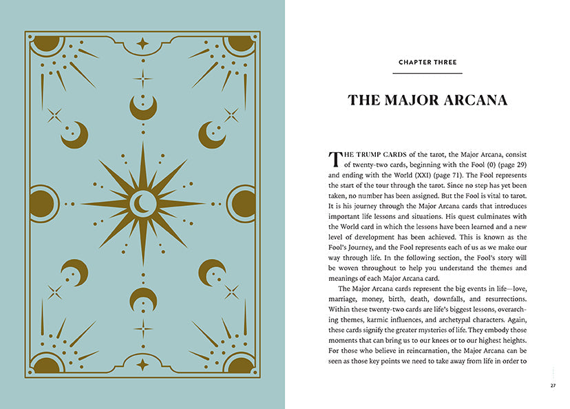 Reading Tarot Hardcover Book