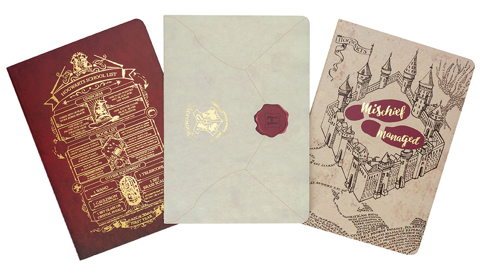 Harry Potter: Welcome to Hogwarts Planner Notebook Collection (Set of 3) Softcover Book