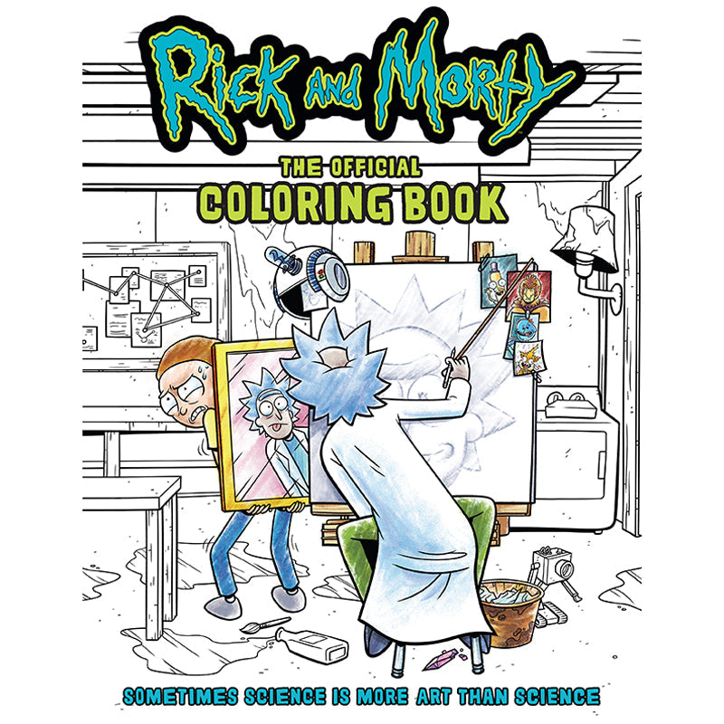 Rick and Morty: Sometimes Science is More Art Than Science Softcover Book