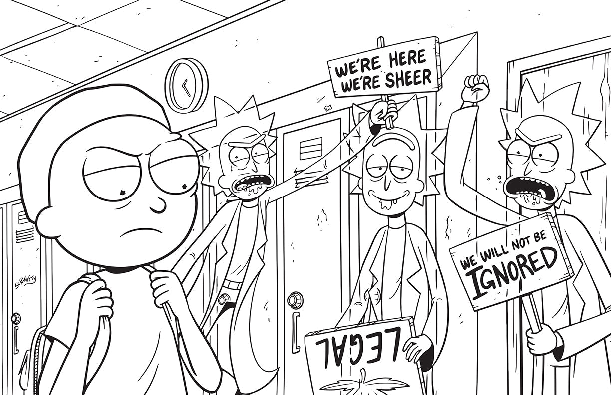 Rick and Morty: Sometimes Science is More Art Than Science Softcover Book