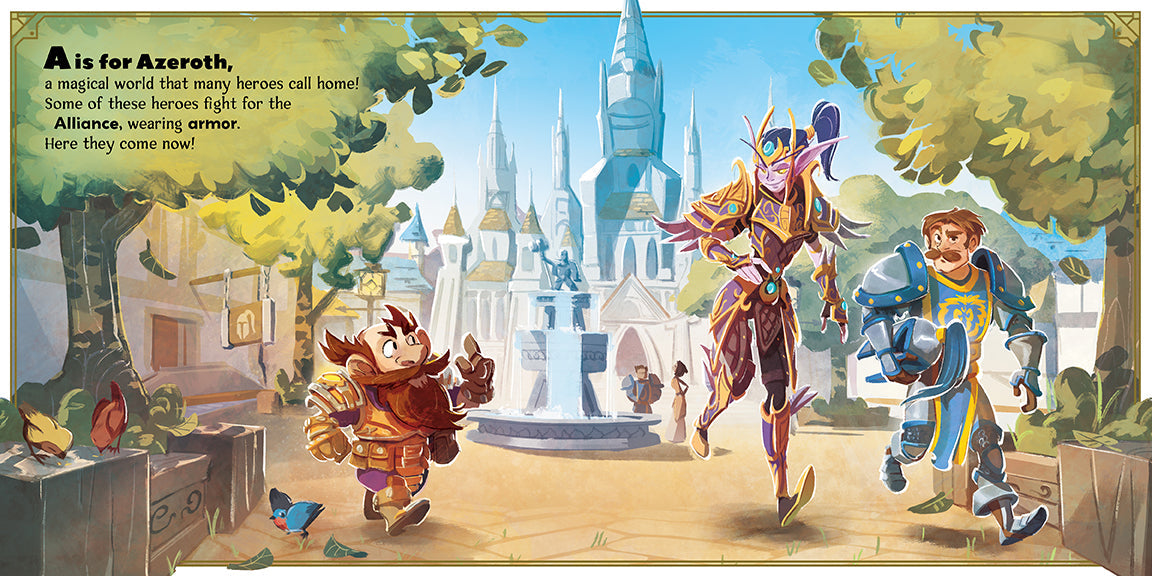 A is for Azeroth Hardcover Book