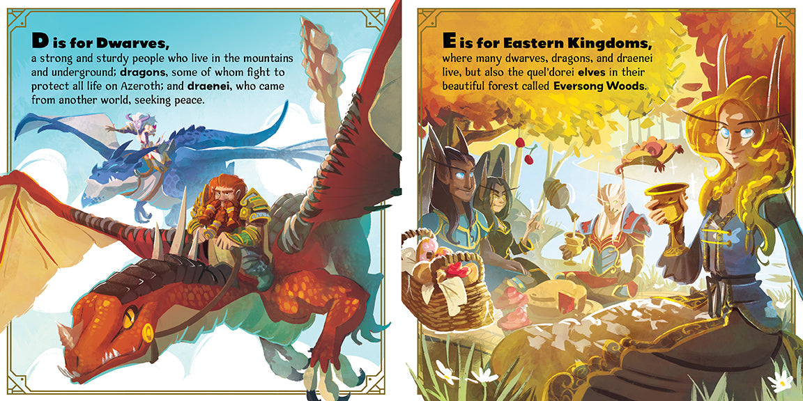 A is for Azeroth Hardcover Book