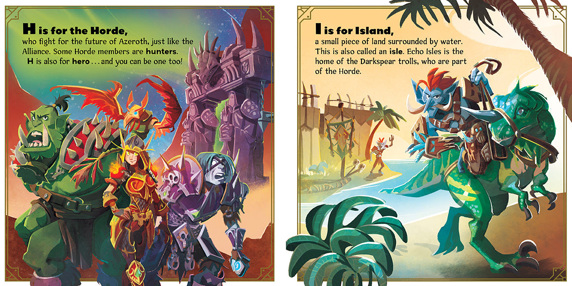 A is for Azeroth Hardcover Book