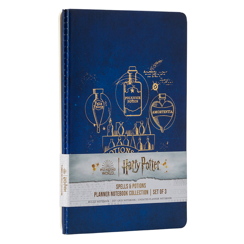 Harry Potter: Spell and Potions Planner Notebook Collection (Set of 3) Softcover Book
