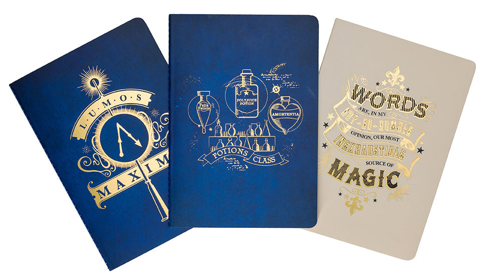 Harry Potter: Spell and Potions Planner Notebook Collection (Set of 3) Softcover Book