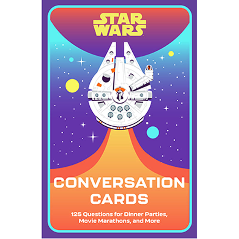 Star Wars: 125 Conversation Cards for Dinner Parties, Movie Marathons, and More Hardcover Book
