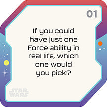 Star Wars: 125 Conversation Cards for Dinner Parties, Movie Marathons, and More Hardcover Book