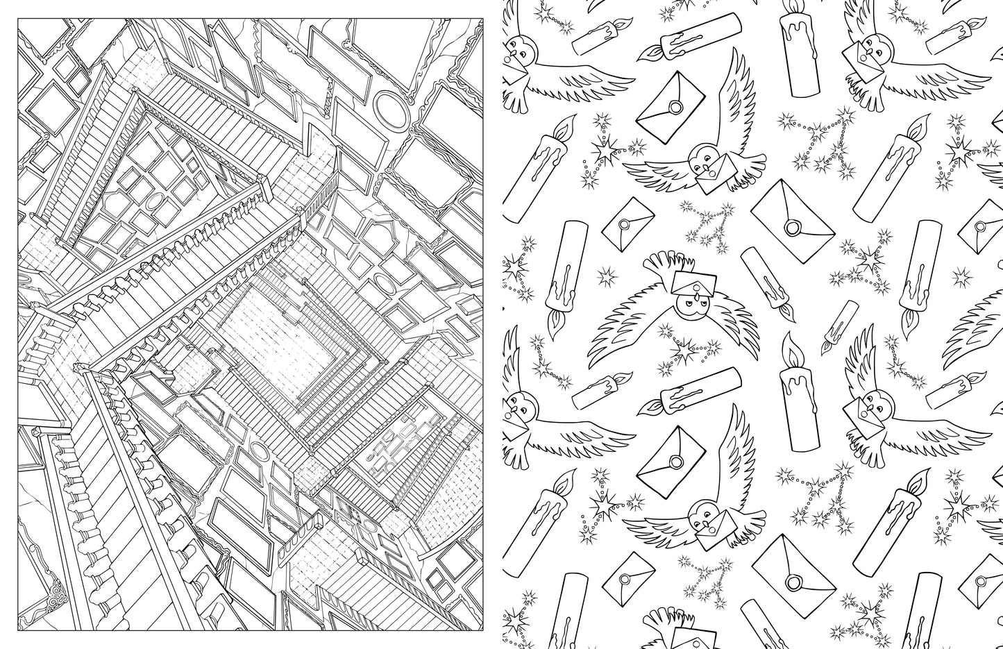 Harry Potter: An Official Hogwarts Coloring Hardcover Book
