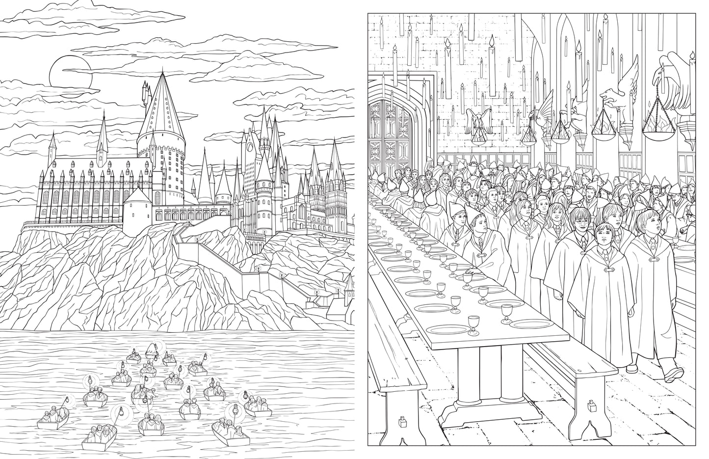 Harry Potter: An Official Hogwarts Coloring Hardcover Book