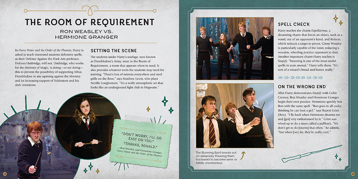 Harry Potter Wizard Duels: A Movie ScrapHardcover Book