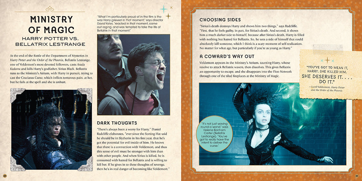 Harry Potter Wizard Duels: A Movie ScrapHardcover Book