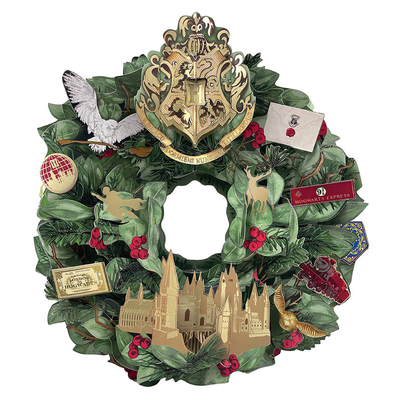 Harry Potter Hogwarts Pop-Up Holiday Wreath