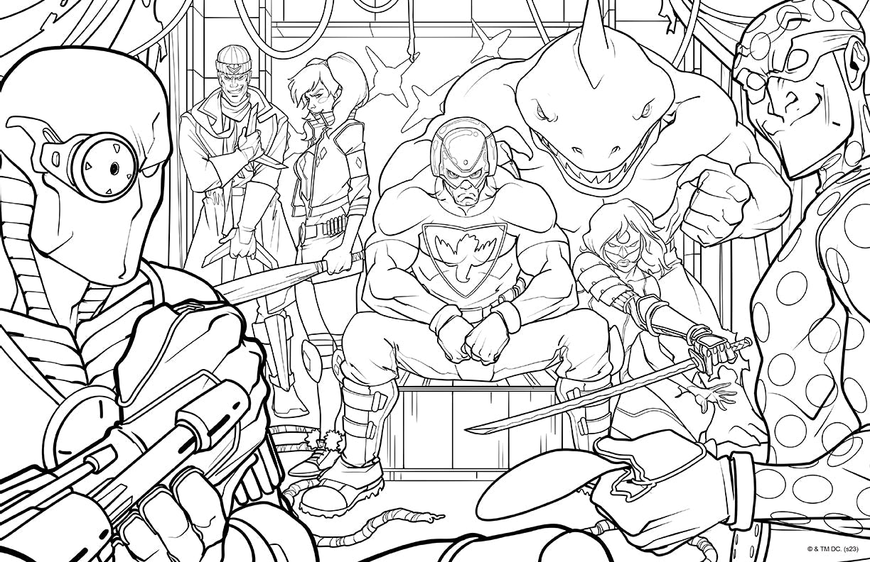 DC Super-Villains: The Official Coloring Book Softcover Book