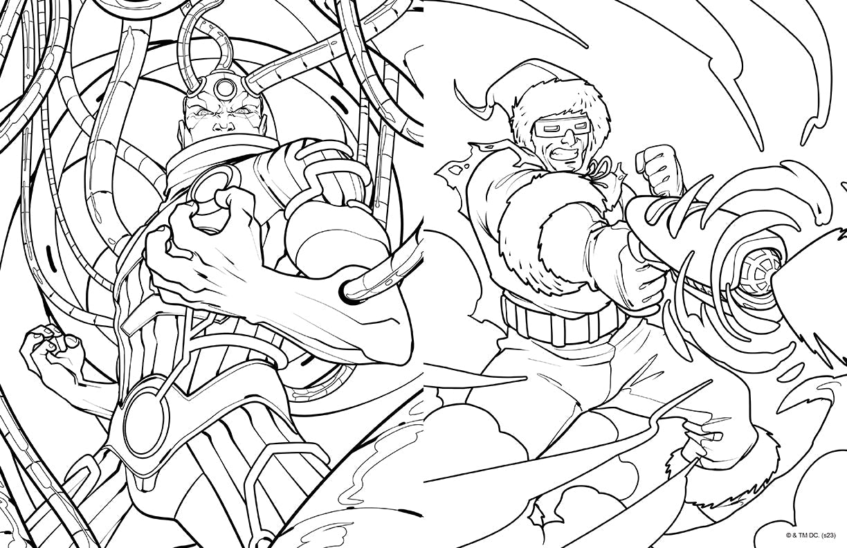 DC Super-Villains: The Official Coloring Book Softcover Book