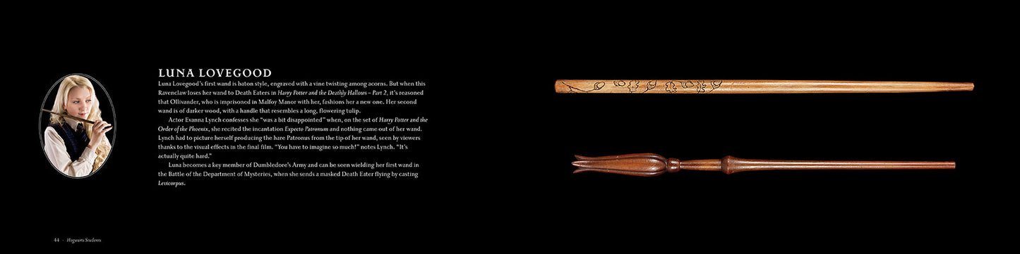 Harry Potter and Fantastic Beasts: The Wands of the Wizarding World Hardcover Book