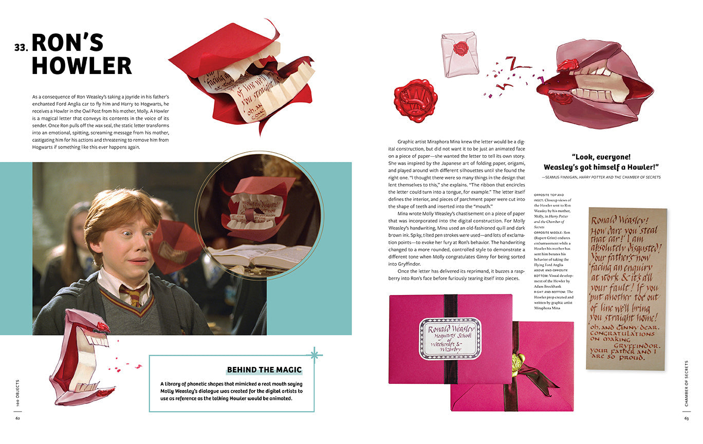 From the Films of Harry Potter: 100 Objects Hardcover Book