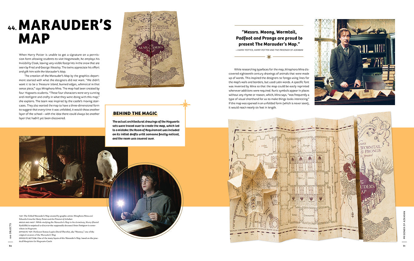 From the Films of Harry Potter: 100 Objects Hardcover Book