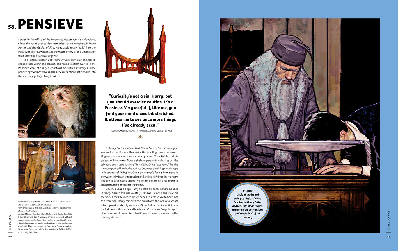 From the Films of Harry Potter: 100 Objects Hardcover Book