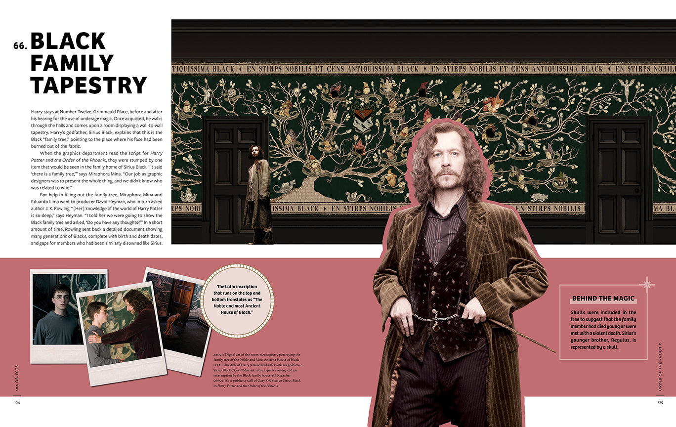 From the Films of Harry Potter: 100 Objects Hardcover Book