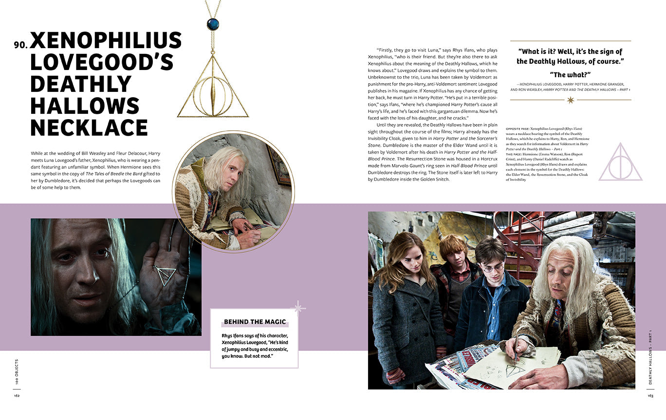 From the Films of Harry Potter: 100 Objects Hardcover Book