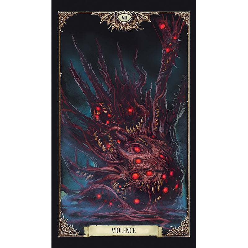 Necronomicon Tarot Deck and GuideHardcover Book