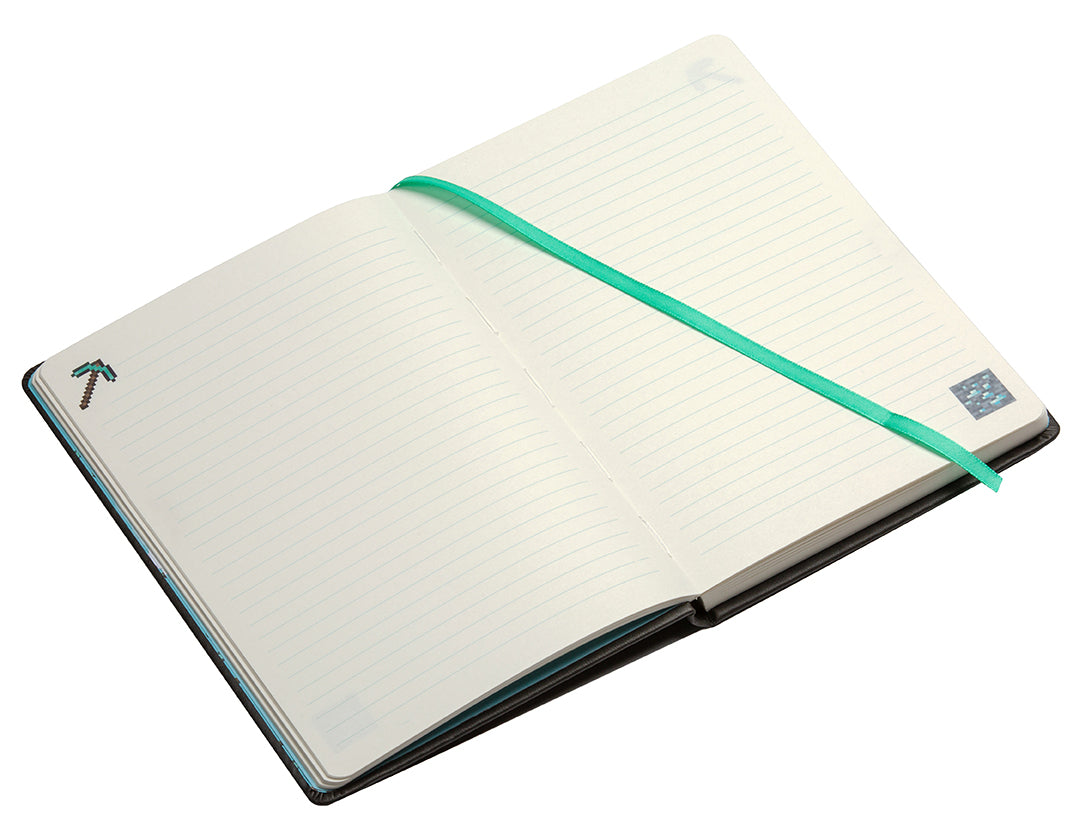Minecraft: Diamond Ore Journal with Charm Hardcover Book