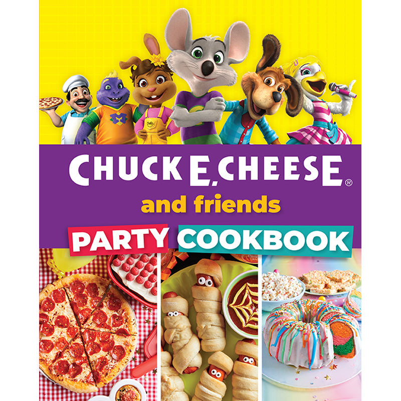 Chuck E. Cheese and Friends Party Cookbook Hardcover Book