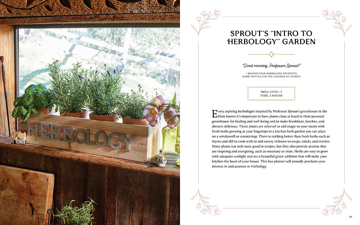 Harry Potter: Herbology Magic Hardcover Book