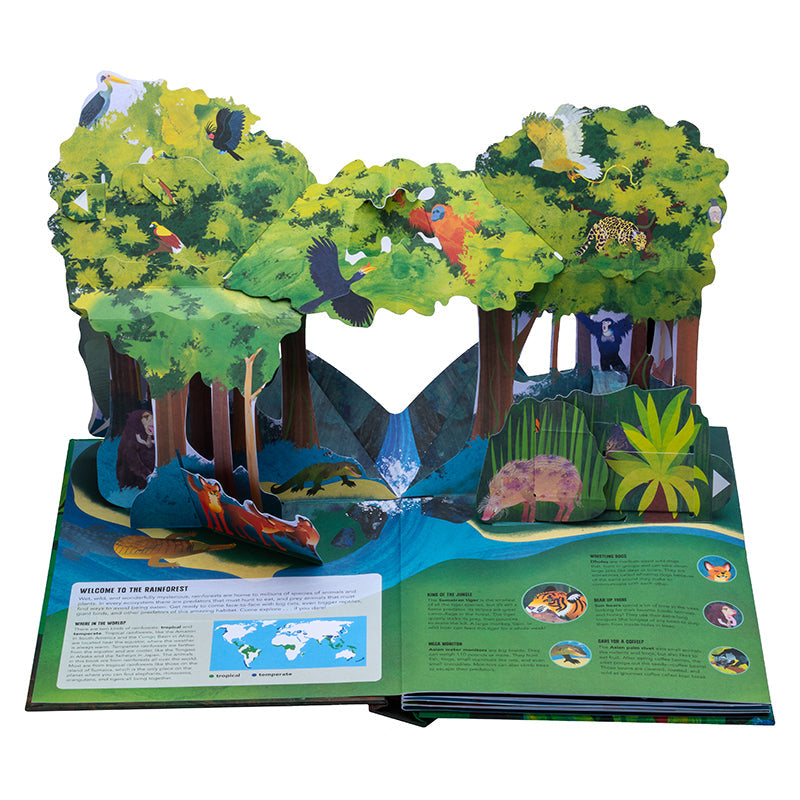 Paws, Claws, and Snapping Jaws Pop-Up Hardcover Book