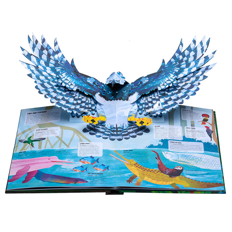 Paws, Claws, and Snapping Jaws Pop-Up Hardcover Book