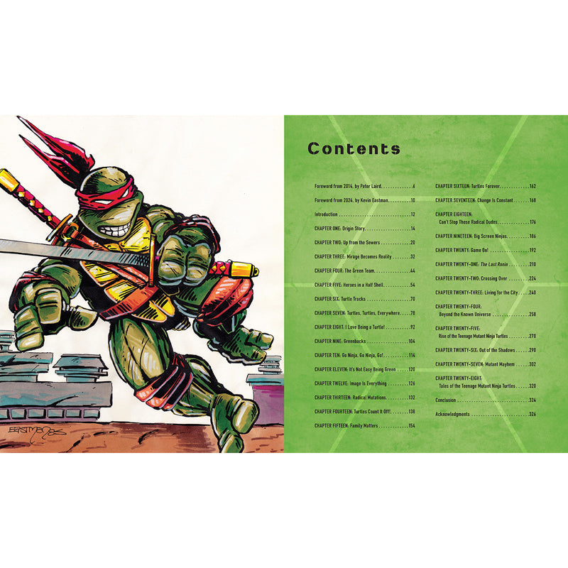 Teenage Mutant Ninja Turtles: The Ultimate Visual History Hardcover Book