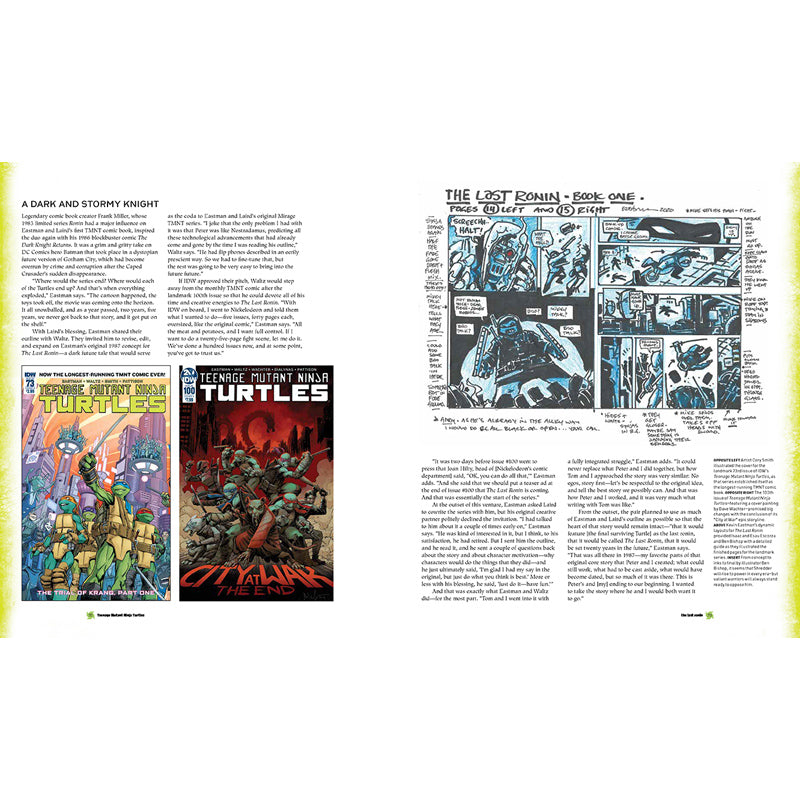 Teenage Mutant Ninja Turtles: The Ultimate Visual History Hardcover Book
