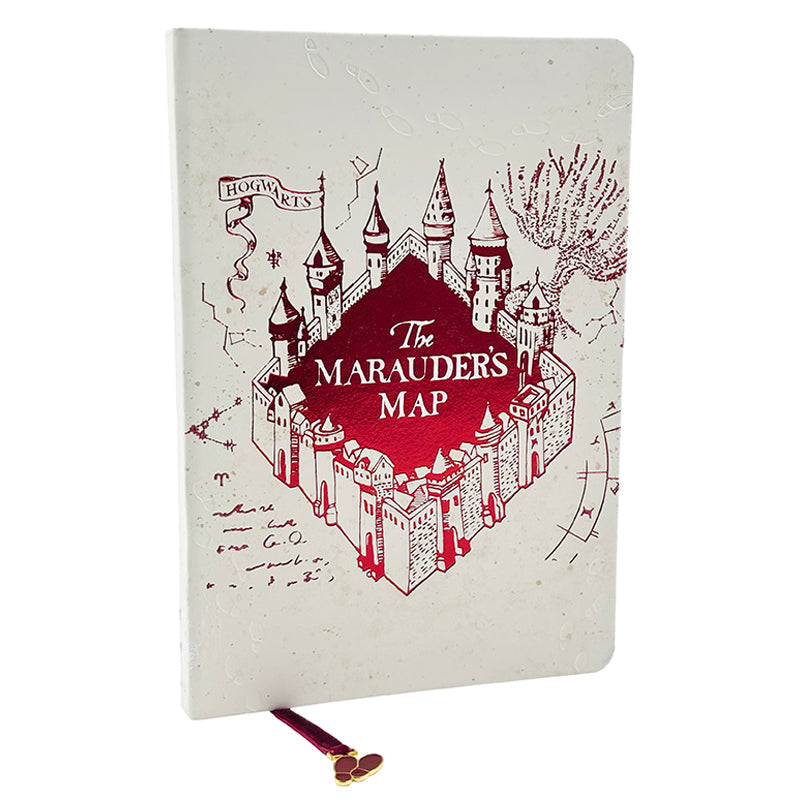 Harry Potter: Marauder's Map Journal with Ribbon Charm Hardcover Book