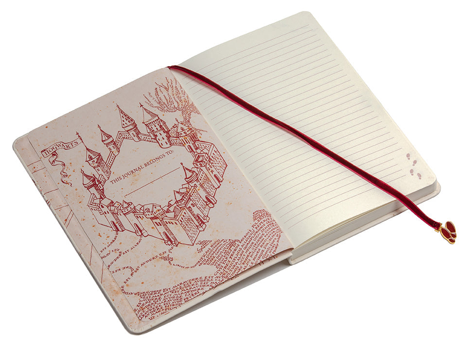 Harry Potter: Marauder's Map Journal with Ribbon Charm Hardcover Book