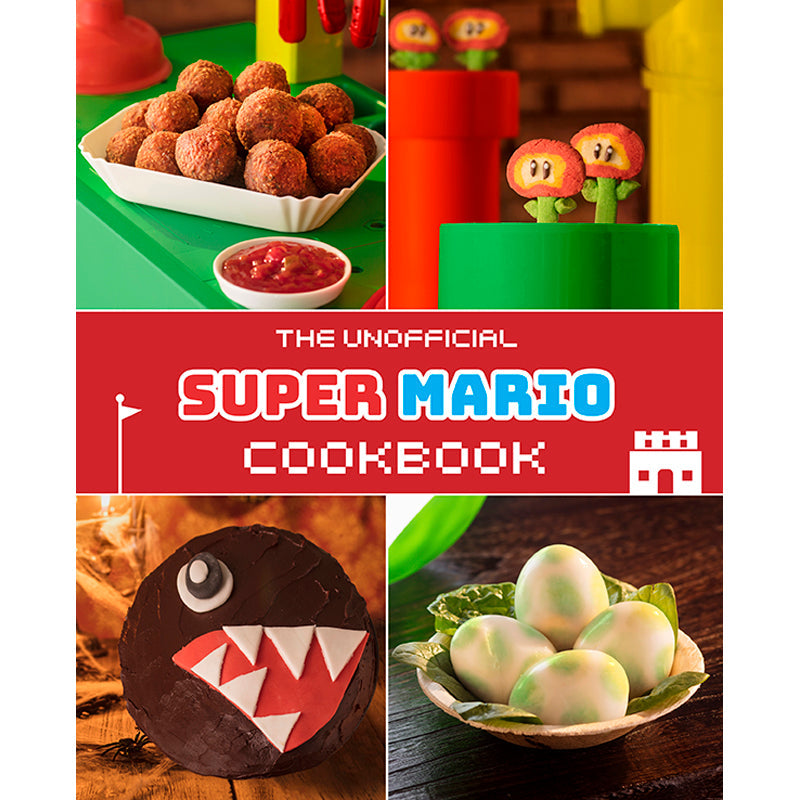 The Unofficial Super Mario Cookbook Hardcover Book