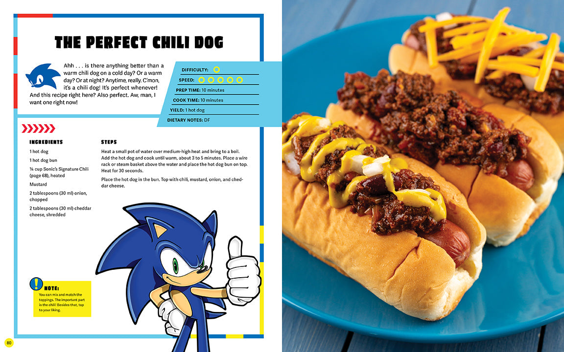 Sonic the Hedgehog: The Official CookHardcover Book