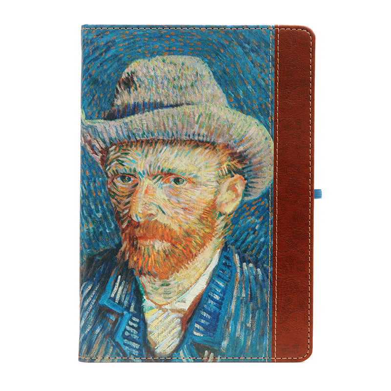 Van Gogh Self-Portrait with Grey Felt Hat Journal Hardcover Book