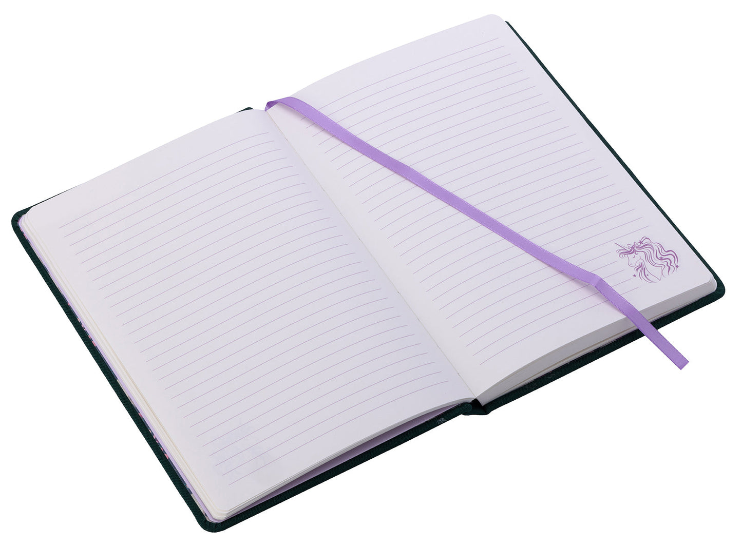 I Wish I Was a Unicorn Embroidered Journal Hardcover Book