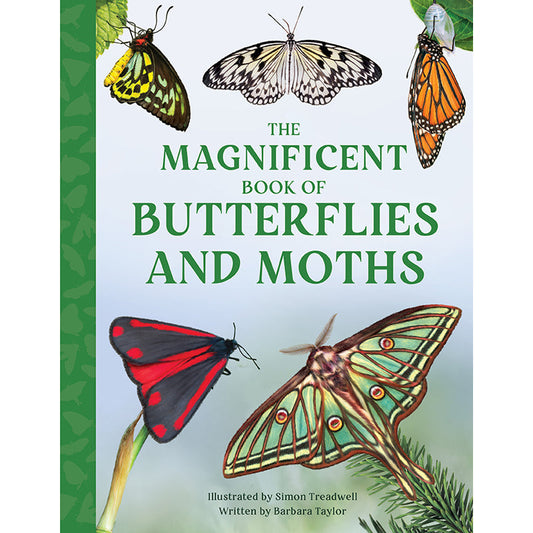 The Magnificent Book of Butterflies & Moths Hardcover Book