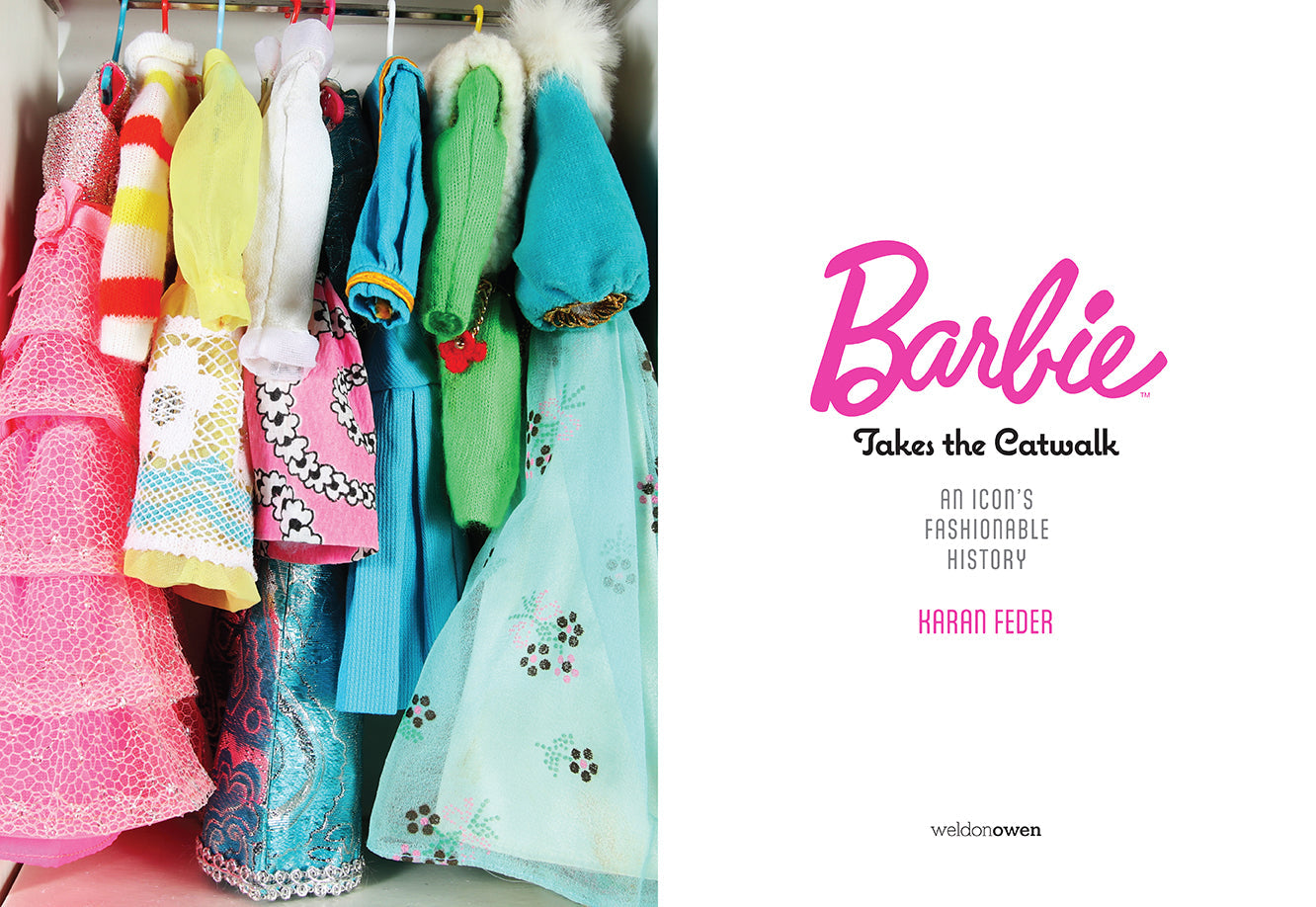 Barbie Takes the Catwalk Hardcover Book