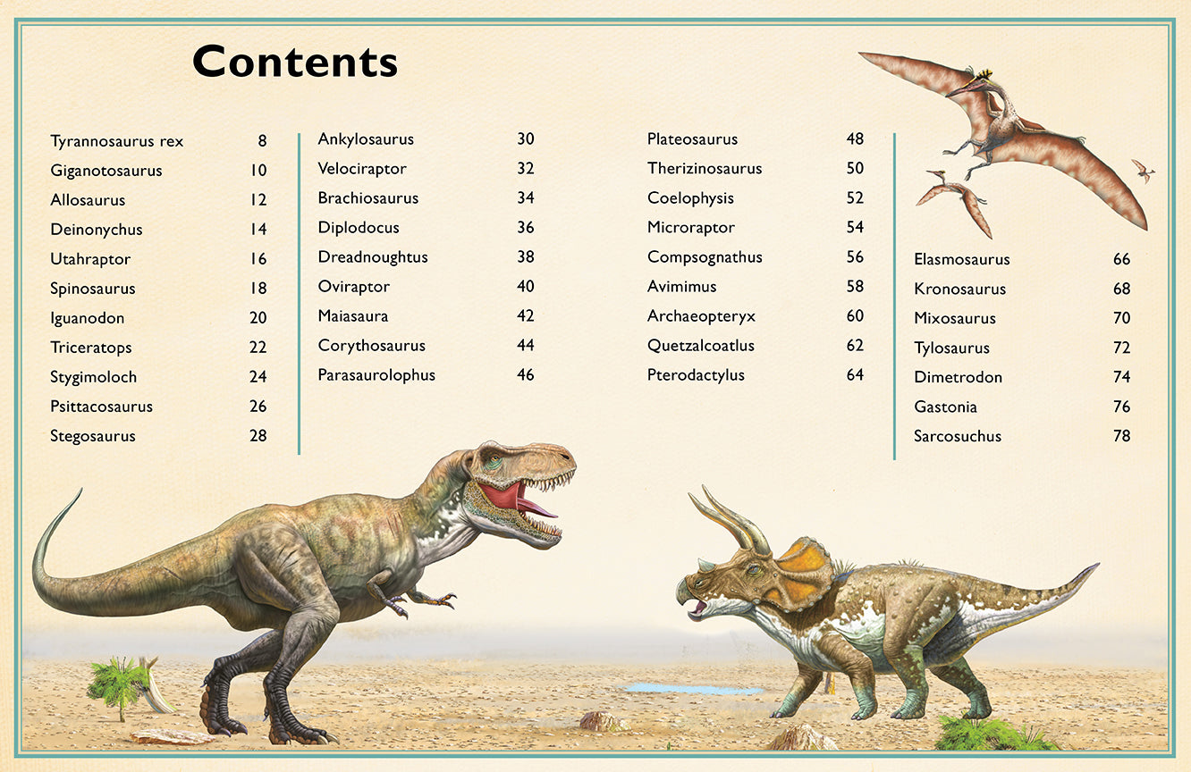 The Magnificent Book of Dinosaurs Hardcover Book