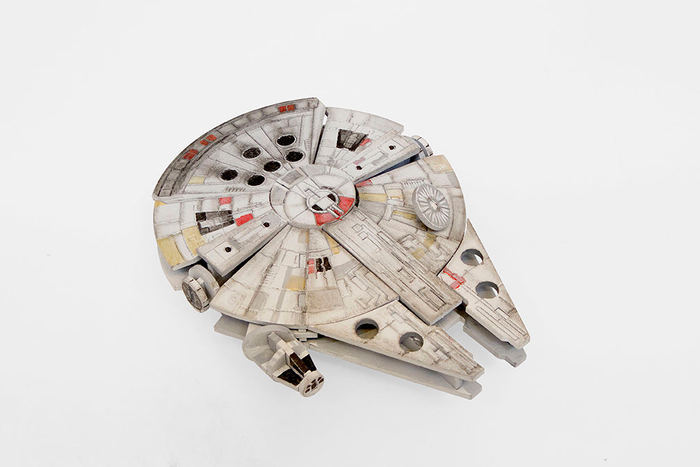 IncrediBuilds: Star Wars: Millennium Falcon 3D Wood Model and Book