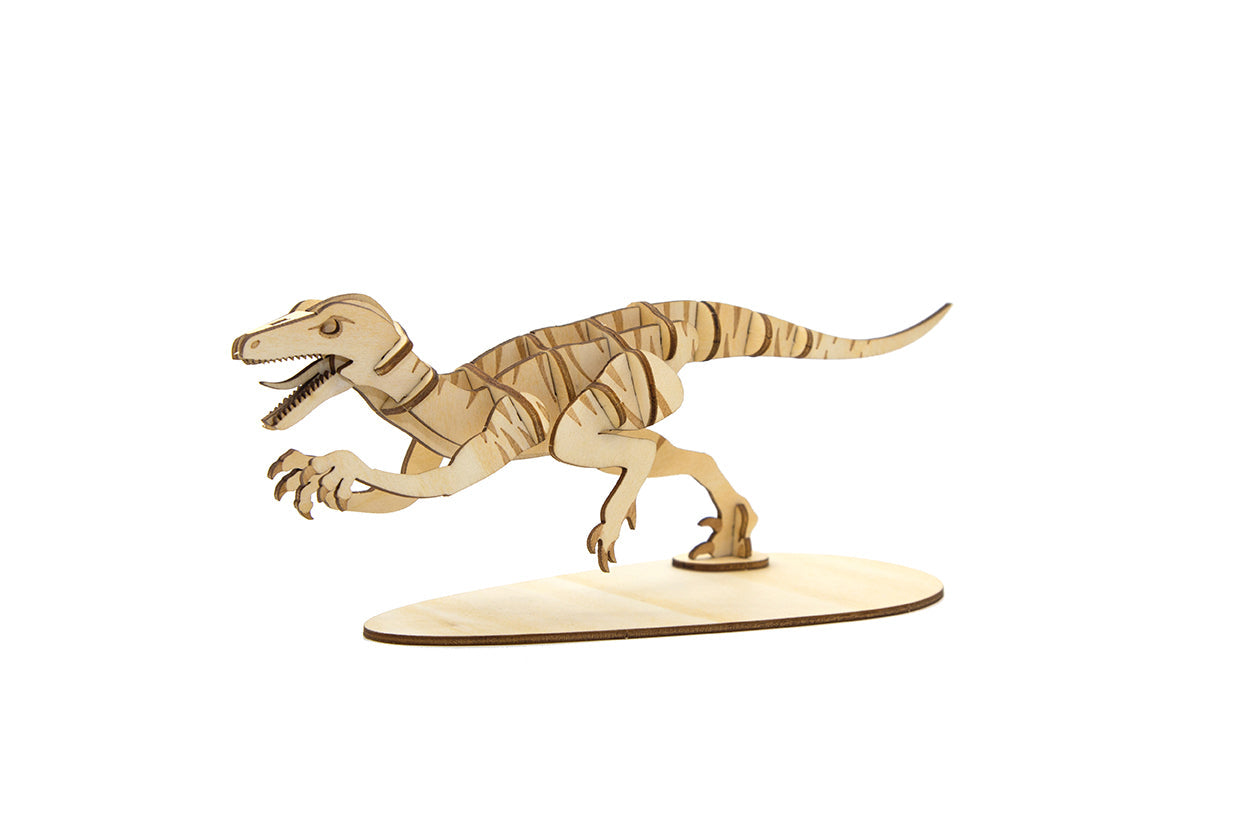 IncrediBuilds: Jurassic World: Raptor 3D Wood Model and Book