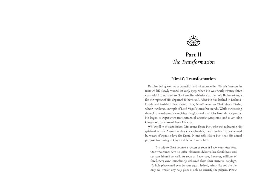 The Life of Chaitanya Mahaprabhu Hardcover Book