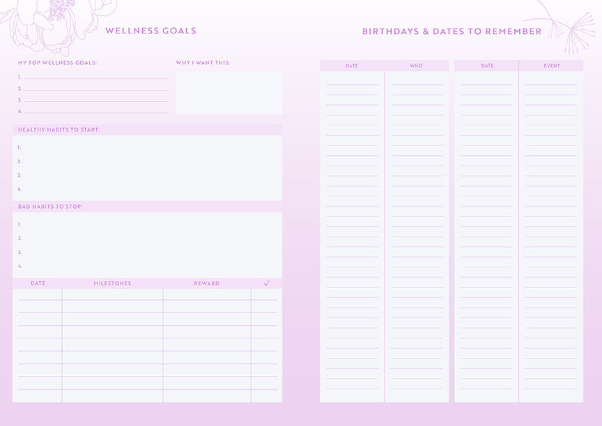 Wellness Notebook Set Softcover Book