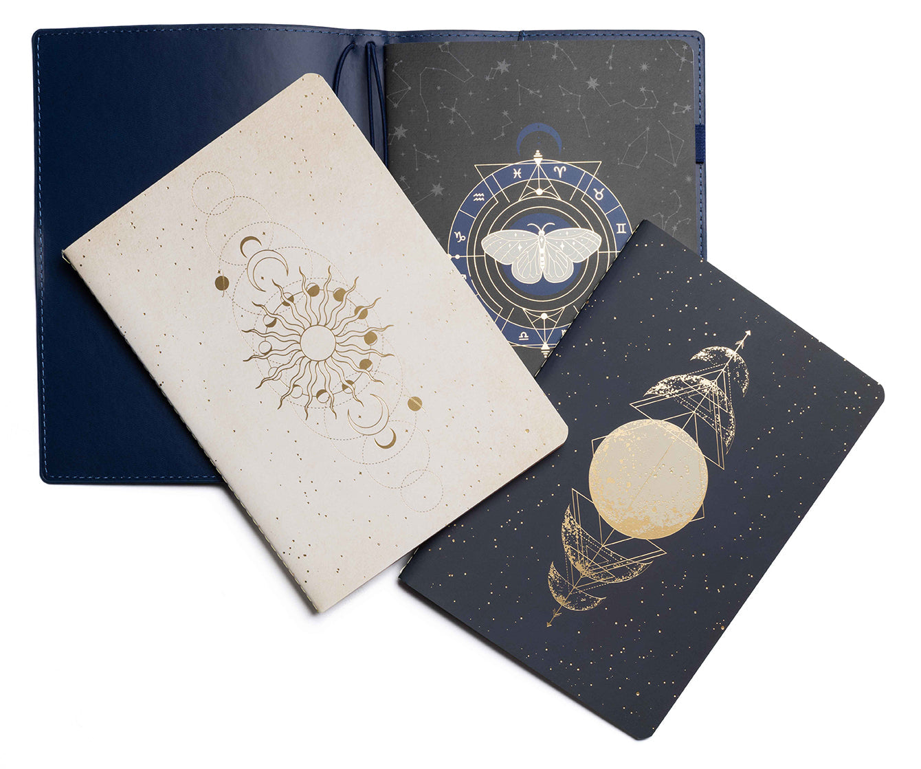 Sun Moon Rising Astrology Notebook Set Softcover Book