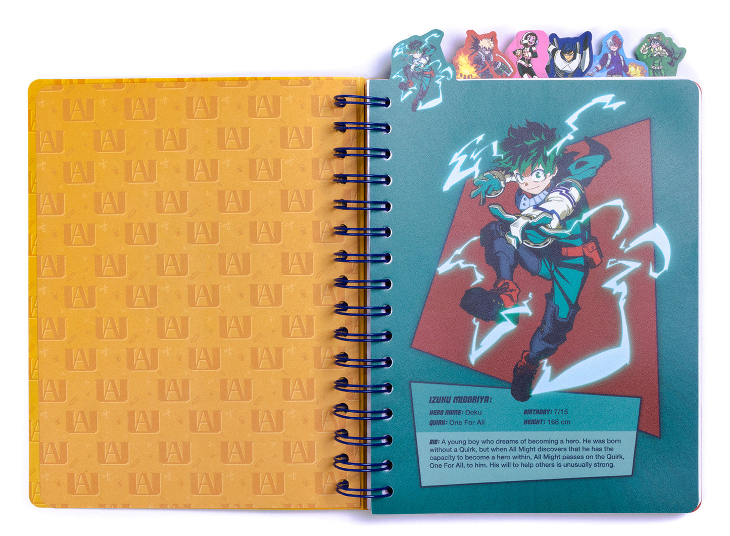 My Hero Academia: Class 1-A Spiral Notebook Softcover Book