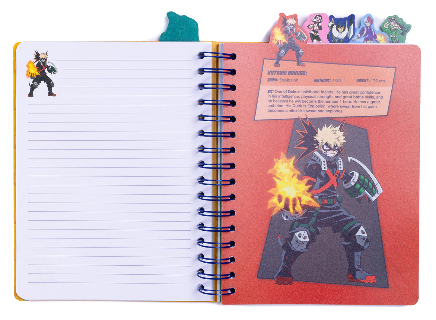 My Hero Academia: Class 1-A Spiral Notebook Softcover Book