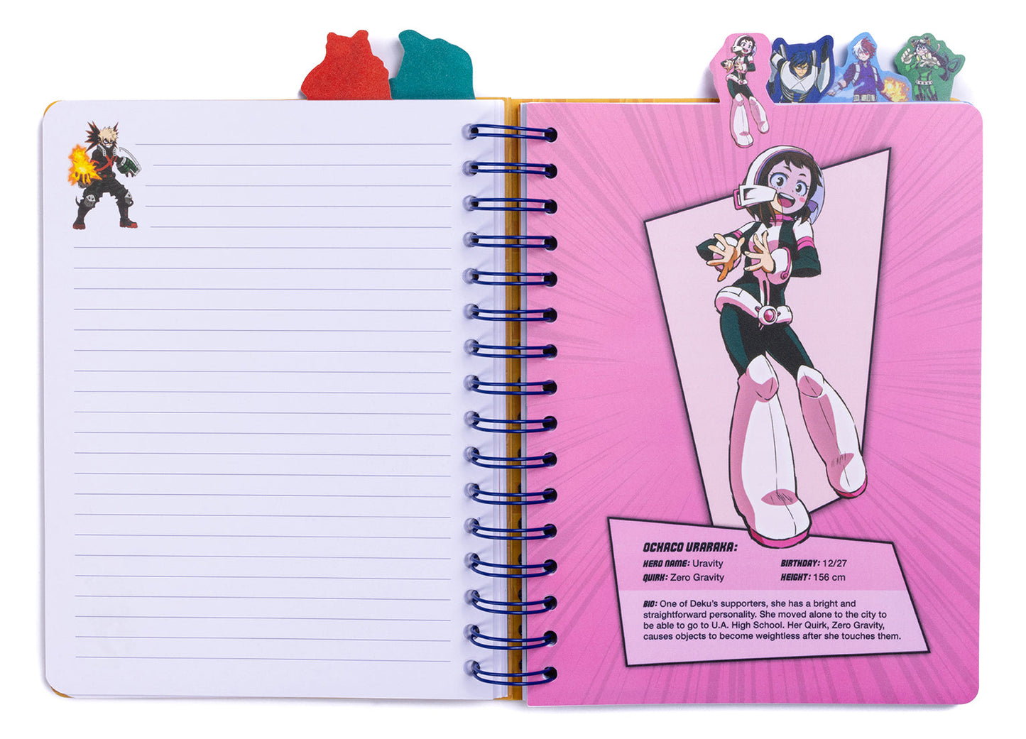 My Hero Academia: Class 1-A Spiral Notebook Softcover Book