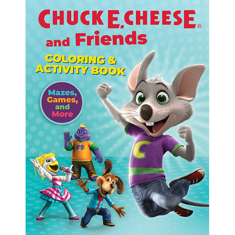 Chuck E. Cheese & Friends Coloring & Activity Book Softcover Book